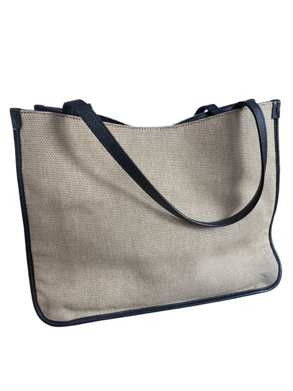 Gucci Horsebit 1955 Tote Canvas and Leather Bag in Beige - Picture 9 of 11